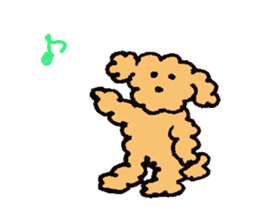 The wonderful every day of Toy Poodle sticker #2916857