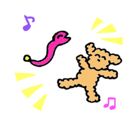 The wonderful every day of Toy Poodle sticker #2916858