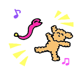 The wonderful every day of Toy Poodle sticker #2916858