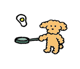 The wonderful every day of Toy Poodle sticker #2916861