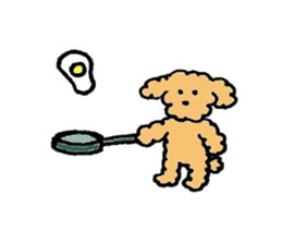 The wonderful every day of Toy Poodle sticker #2916861