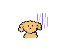 The wonderful every day of Toy Poodle sticker #2916862