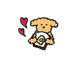 The wonderful every day of Toy Poodle sticker #2916866