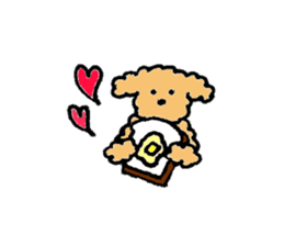 The wonderful every day of Toy Poodle sticker #2916866