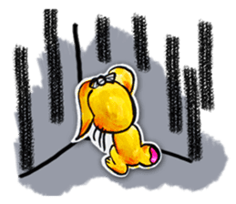 38 Rabbit(Scarred Rabbit) sticker #2916964