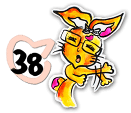 38 Rabbit(Scarred Rabbit) sticker #2916965