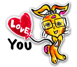 38 Rabbit(Scarred Rabbit) sticker #2916966