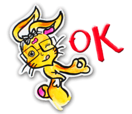 38 Rabbit(Scarred Rabbit) sticker #2916970