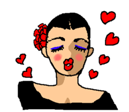 The flamenco stickers of passion sticker #2918393