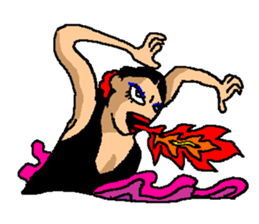 The flamenco stickers of passion sticker #2918411