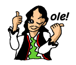 The flamenco stickers of passion sticker #2918424