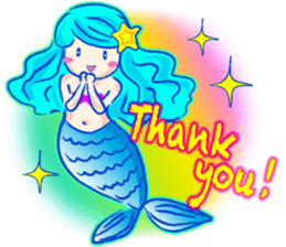 Cute mermaid sticker #2918953