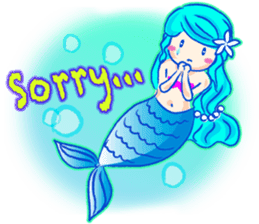 Cute mermaid sticker #2918958
