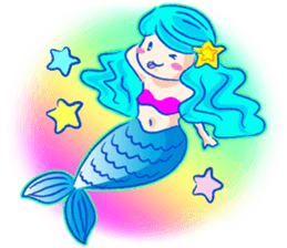 Cute mermaid sticker #2918968