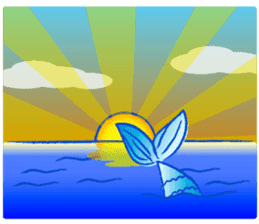 Cute mermaid sticker #2918986