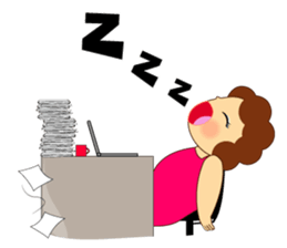 Ama Chubby Girl (English) sticker #2919429