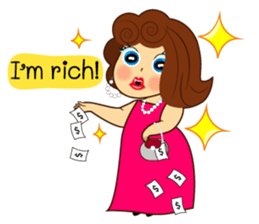 Ama Chubby Girl (English) sticker #2919430