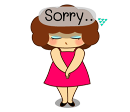 Ama Chubby Girl (English) sticker #2919433