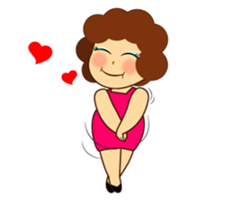 Ama Chubby Girl (English) sticker #2919434