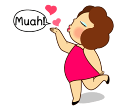 Ama Chubby Girl (English) sticker #2919435