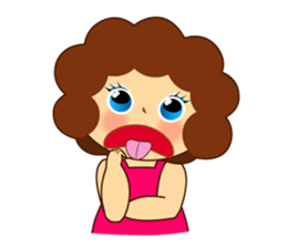 Ama Chubby Girl (English) sticker #2919439