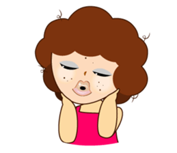 Ama Chubby Girl (English) sticker #2919442