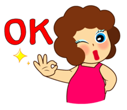 Ama Chubby Girl (English) sticker #2919443