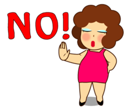 Ama Chubby Girl (English) sticker #2919444