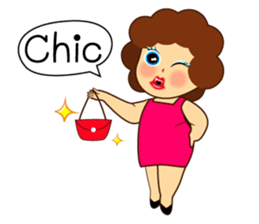 Ama Chubby Girl (English) sticker #2919445
