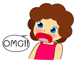 Ama Chubby Girl (English) sticker #2919450