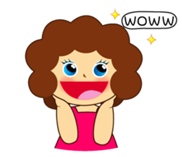 Ama Chubby Girl (English) sticker #2919452