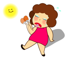 Ama Chubby Girl (English) sticker #2919453