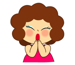 Ama Chubby Girl (English) sticker #2919455