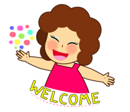 Ama Chubby Girl (English) sticker #2919456