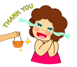 Ama Chubby Girl (English) sticker #2919457