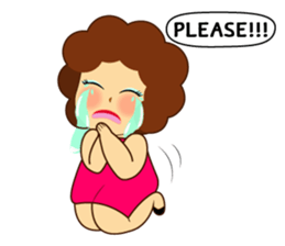 Ama Chubby Girl (English) sticker #2919459