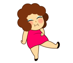 Ama Chubby Girl (English) sticker #2919465