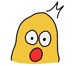 Delicate expression of a fried shrimp sticker #2919699