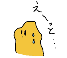 Delicate expression of a fried shrimp sticker #2919700