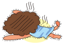 Q Hair Lion sticker #2920446