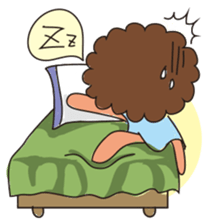 Q Hair Lion sticker #2920448