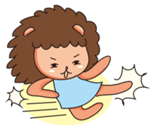 Q Hair Lion sticker #2920464