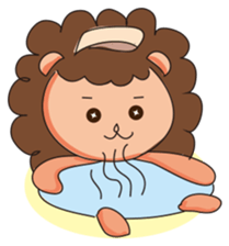 Q Hair Lion sticker #2920466