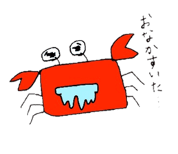 Crab sticker sticker #2920517