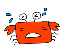 Crab sticker sticker #2920526