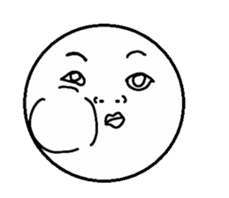 Funny face Pictorial book2(English ver.) sticker #2921392