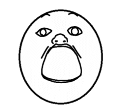 Funny face Pictorial book2(English ver.) sticker #2921396