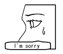 Funny face Pictorial book2(English ver.) sticker #2921397