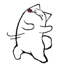 ino's cat Sticker 2