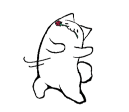 ino's cat Sticker 2 sticker #2921482
